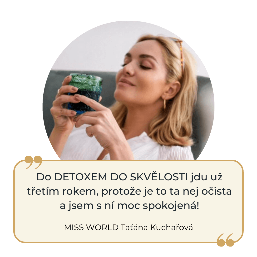 Nejlepší Jarní očita organismu je DETOXEM DO SKVĚLOSTI, jdu do této výzvy už třetím rokem, protože je to ta nej očista a jsem s ní moc spokojená!